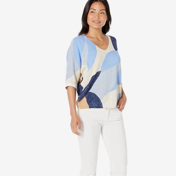 NWT NIC+ZOE Ocean Isle Sweater reg $148 - Picture 5 of 12